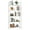 White, variant on Dextrus 5-Tier Ladder Bookshelf, 65" Industrial Bookcase with Storage Shelves for Bedroom, Living Room, Office – Black