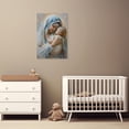 thumbnail image 2 of ZHONGYUTONG Virgin Mary Wall Art Catholic Canvas Mother of Jesus Pictures Religious Holy Mary Painting for Living Room Decor Framed (20.00" x 30.00"), 2 of 5