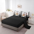 thumbnail image 5 of Erosebridal Boys Racing Car Bedding Comforter Set, Extreme Sports Full Bedding Set, Black Reversible, 7-Piece, 5 of 6