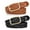 Black+Brown, variant on SUOSDEY Skinny Women's Braided Leather Belts 2pack Thin Woven Belt for Jeans Pants Dresses