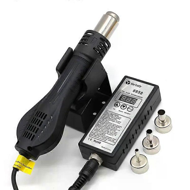 Soldering Station 8858 Portable Digital Hot Air Gun BGA Rework Solder ...