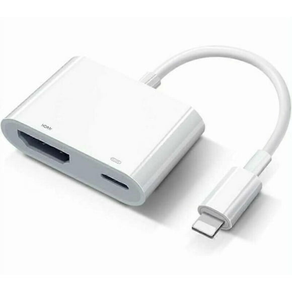 Applicable to Apple Lightning Digital AV Adapter Lightning to HDMI Adapter Apple MFi Certified HDMI Cable Connector 1080P Sync Screen to TV/HDTV/Monit