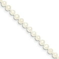 thumbnail image 4 of 14K Yellow Gold Gold 3-4mm White FW Cultured Pearl Necklace 12 Inch, 4 of 6