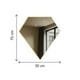thumbnail image 3 of Espejo con Luz LED en forma de diamante, 3 of 3