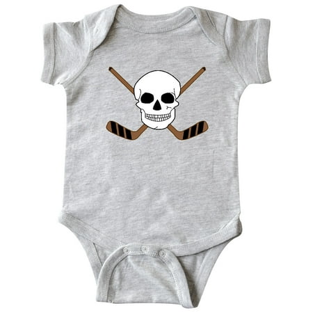 

Inktastic Hockey Sports Funny Skull Gift Baby Boy or Baby Girl Bodysuit