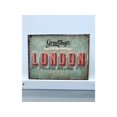 thumbnail image 1 of London Vintage Metal Wall Decor, 1 of 1