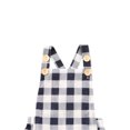 thumbnail image 3 of Seyurigaoka Baby Jumpsuit Sleeveless Strap Check Pattern Print Leisure Lovely Romper, 3 of 7