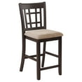 thumbnail image 3 of Lavon Wood Counter Height Dining Chair Tan and Espresso (Set of 2), 3 of 13