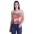 thumbnail image 4 of Moomaya Printed Womens Spaghetti Strap Crop Top Cami Summer Tops, 4 of 5