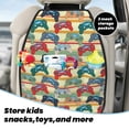 thumbnail image 4 of Goofa Retro With Joysticks Pattern Car Back Seat Protector for Kids (2 Pack) ,Anti-kick Storage Mat for Car Seats,Shields from Footprints, 4 of 6