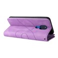thumbnail image 6 of Multifunctional Case for Moto G Power 2021,[RFID Blocking] 9 Credit Cards Holder Wrist Strap, Premium PU Leather Zipper Wallet Purse Magnetic Flip Phone Cover for Motorola Moto G Power 2021, Purple, 6 of 12