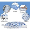 thumbnail image 4 of Compression Packing Cubes for Suitcases, 8 Set Travel Luggage Organizer Bags, Lightweight Waterproof Smell Proof Blue Pottery & Paisley Packing Cubes as Travel Accessories for Women, 4 of 6