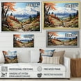 thumbnail image 4 of Designart "Summer Peaks Pastoral Green Mountain Serenity IV" Landscapes Floater Framed Wall Art Print, 4 of 7