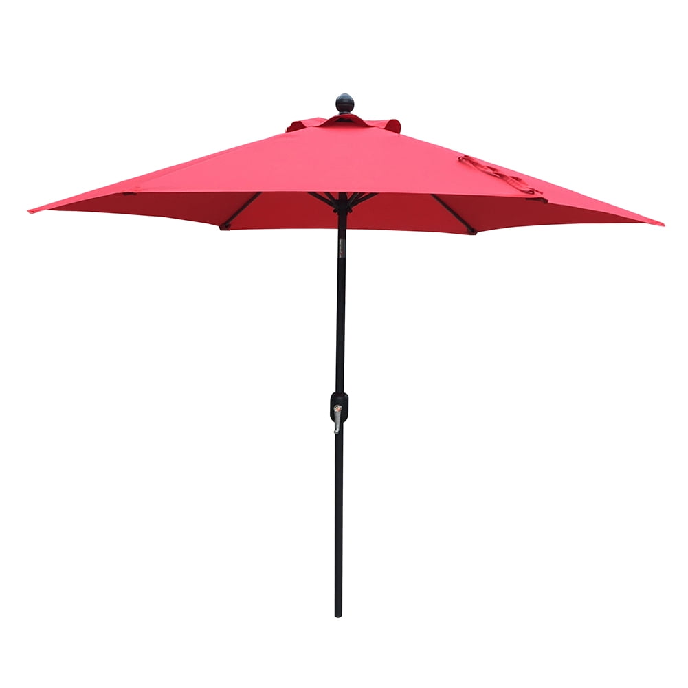 Veryke 9' Patio Umbrellas, Patio Table Umbrella, Waterproof Folding