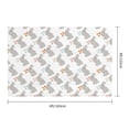 thumbnail image 3 of Lsque Gray Rabbit Pattern Flag,Gray Rabbit Printed Garden Flag 48 x 72 in - Double Sided Small Flags for Yard, 3 of 9