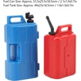 thumbnail image 4 of ZOUSSIQI 1/10 Scale Mini Plastic Fuel and Gas Can Bright Color Multifunctional for SCX10 RC Crawlers (Red+Blue) CA919-34626, 4 of 9