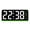 White Green, variant on LED multi-functional digital clock with three adjustable brightness levels, mood light temperature display, digital alarm clock