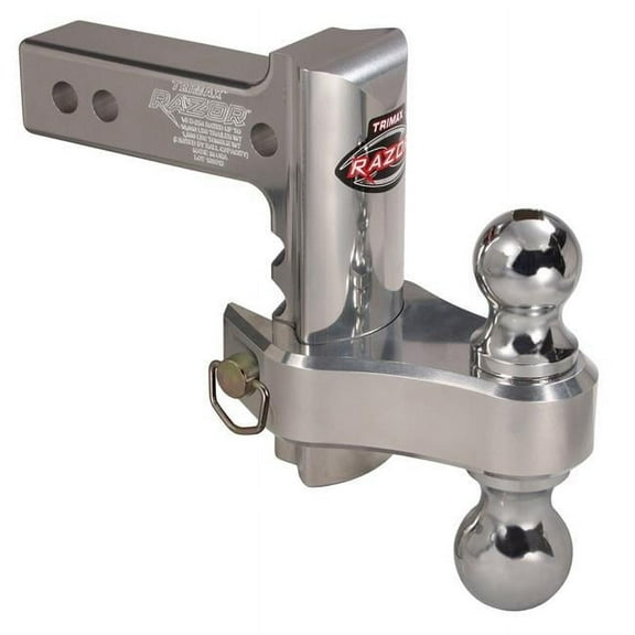 6 in. Aluminum Adjustable Hitch with Dual Ball