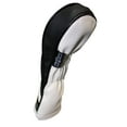 thumbnail image 3 of Golf Headcover Black and White Vintage Leather Style #2, 3, 4, 5, 6 Hybrid Head Covers Fits Most Hybrid Clubs, 3 of 4