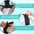 thumbnail image 2 of King Mills Plus Size Back Brace, Back Brace Posture Corrector for Women and Men, Ideally Use as Plus Size XL to XXXL Back Straps for Posture, 2 of 8