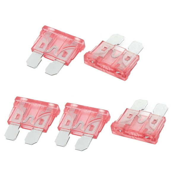 Unique Bargains Auto Car Caravan Truck SUV Boat ATC Xenon Lamp  Fuses Red 40A 5pcs