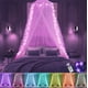 thumbnail image 1 of Dosel para Cama Obrecis Rosa para Niñas con 100 Luces LED de Estrellas de Hadas, 1 of 7