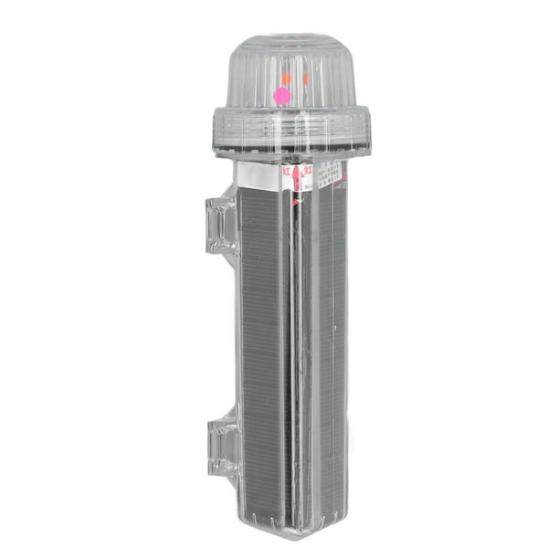 Uadme Luz De Advertencia Solar, Interruptor Magnético, Lámpara De Señal Intermitente Impermeable Controlada Por Luz, Ideal Para Sitios De Construcción, Pesca Nocturna Y Barcos(verde)