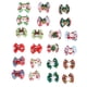 thumbnail image 2 of 22 lazos navideños para perro, bonitos y elegantes lazos para el pelo con banda de goma para mascotas, gatos y perros., 2 of 14