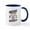 White/Navy Inside, variant on CafePress - Go Nerf Basketball Mugs - 11 oz Ceramic Mug - Novelty Coffee Tea Cup