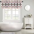 thumbnail image 5 of Aztec Valances Curtain Boho Tribal Navajo Ethnic Abstract Geometric Print Rod Pocket Window Curtains for Living Room, Bedroom, Kitchen, Bathroom,1 Panel, 54" W x 18" L, 5 of 6