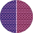 thumbnail image 1 of Ahgly Company Machine Washable Indoor Round Transitional Purple Area Rugs, 5' Round, 1 of 7