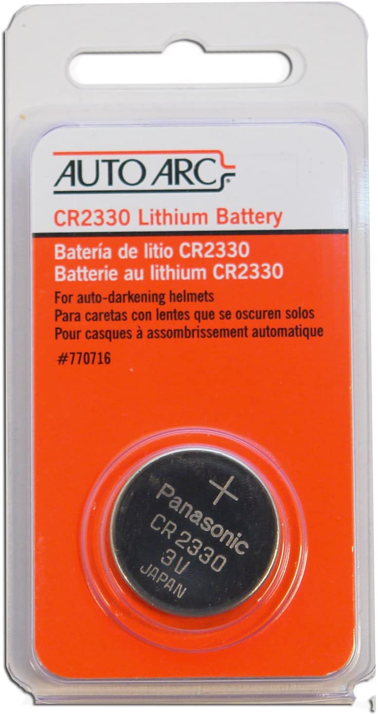 Hobart 770716 CR2330 Lithium Battery for Auto Arc Welding Helmets