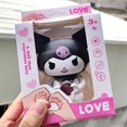 thumbnail image 2 of Sanrio confesión de dibujos animados que habla te amo Cinnamoroll Kuromi Melody regalo de confesión de San Valentín pareja lindos juguetes con sonido, 2 of 5