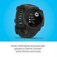 thumbnail image 5 of Garmin 010-02064-00 Instinct, Rugged Outdoor Watch with GPS, Features Glonass and Galileo, Heart Rate Monitoring and 3-Axis Compass, Graphite, 5 of 5