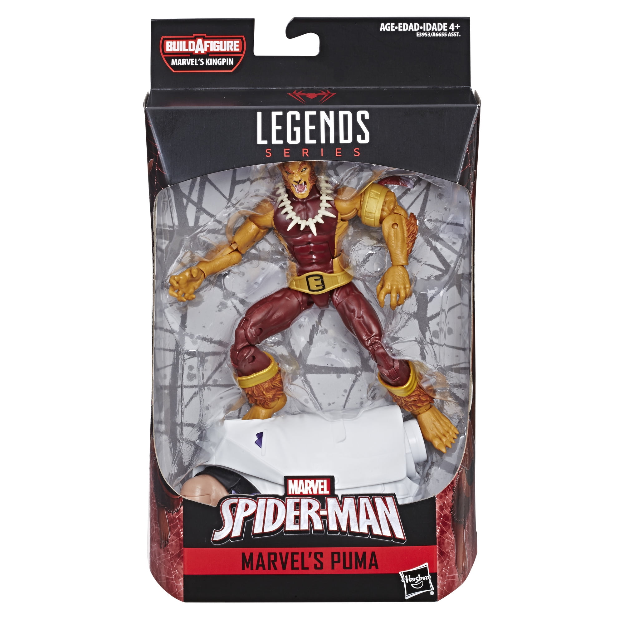 Amarillento Desarmamiento riesgo Spider-Man Legends Series 6-inch Marvel's Puma, Ages 4 and Up - Walmart.com