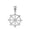 White, variant on 10k White Buddhism Dharmachakra Dharma Wheel Pendant(PENDANT ONLY)