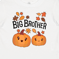thumbnail image 4 of Inktastic Big Brother Pumpkins with Fall Leaves Boys Baby T-Shirt, 4 of 5