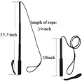 thumbnail image 2 of Flirt Pole for Dogs Extendable Flirt Pole with Fleece Lure Tugs for Dog Outdoor Entertainment Train and Exercise New Coffee, 2 of 7