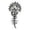 #261-Gray, variant on Halloween Costume Dinosaur Skeleton Costume Hat, Realistic Skull Style Hood with Soft Plush Material, Novelty Costume Accessory for Dress Up Parties and Special Events,Black