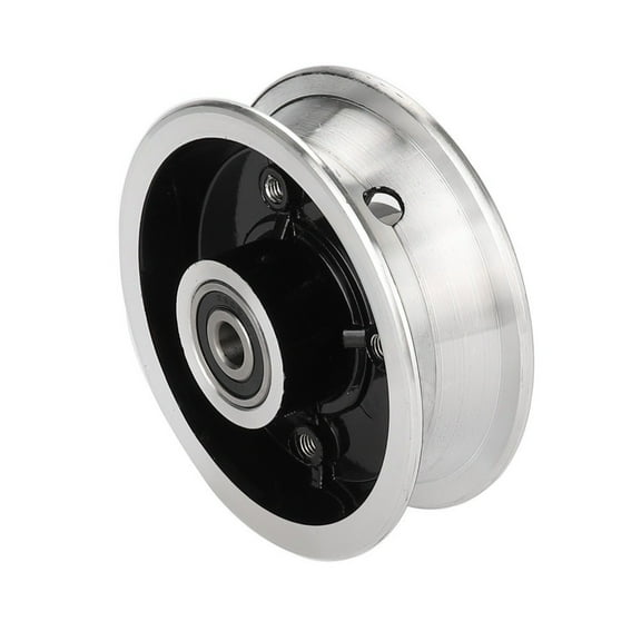 8-Inch Electric Scooter Front Wheel Half Hub 200×50 Hub Steel Rim Accessories