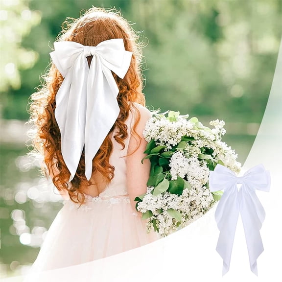 Barrettes Cute Big Bowknot Fashion Women Hairpin Clip Ribbon Hair Hairclip Satin Bow Headband