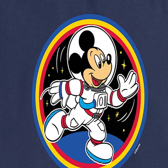 Mickey & Friends - Mickey 28 Space Badge - Women's Short Sleeve Graphic T-Shirt
