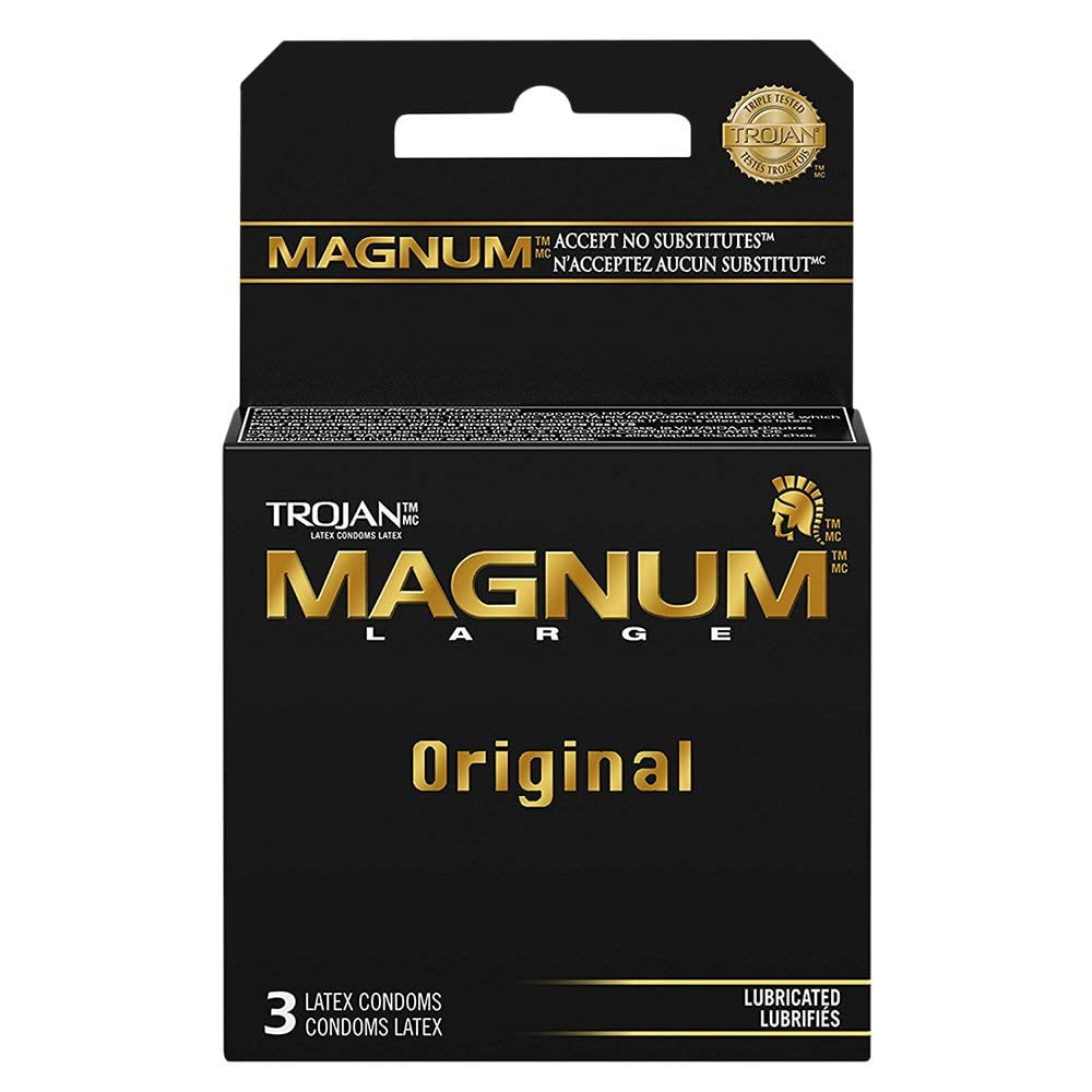 Trojan Magnum Thin Ultrasmooth Lubricant Large Size Condoms - 3 Ea, 2 Pack 