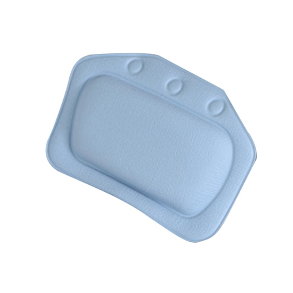 Penkiiy Comfort Slip Resistant Large Thick Soft Waterproof Relaxing Spa Bath Pillow, Fits Curved or Straight Back Tubs, Cushion Support Head and Neck in Tub, Bathtub Accessory, 1 Panel,Sky Blue