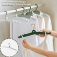 thumbnail image 2 of Kripyery Multi-Functional Plastic Clothes Hanger Travel Space Saving Foldable Hanger Creative Clothes Rack Children Baby Hanger, 2 of 8