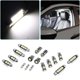 thumbnail image 1 of 17Pcs LED SMD Bulb 6000K Durable White Light for Car Interior Plate Light Automobile Accessory Easy Installation Macarena bombilla de luz de lectura, 1 of 8