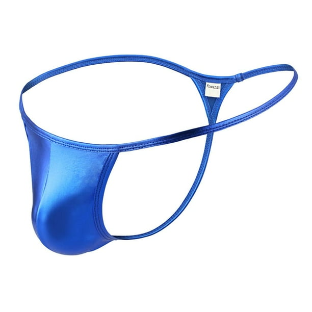 Calzoncillos con bolsa abultada para hombres Ropa interior cómoda azul Zulema Ropa interior de tanga para hombres