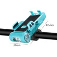 thumbnail image 4 of 5 in 1 Bike Lights 2000mAh Mountain Bike Front Headlight USB Rechargeable Waterproof with Phone, 4 of 8