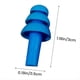 thumbnail image 2 of 40 Tapones para los Oídos de Silicona Suave, Impermeables, para Nadar, Tapones para los Oídos Reutilizables con Reducción de Ruido para Dormir, 2 of 6
