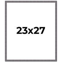 23x27 Frame Blue Kingsley Pewter Solid Wood Picture Frame Width 0.75 Inches |Interior Depth 0.5